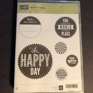 Stampin' Up! Starburst Sayings